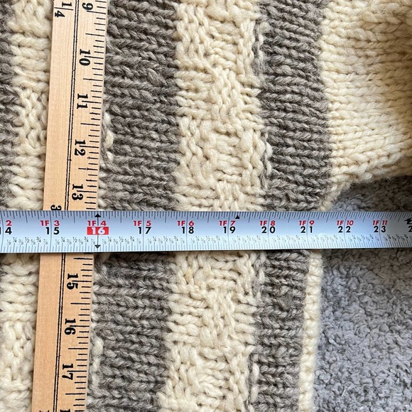 Chunky Wool Cardigan Women Size M-L - Picture 8 of 11